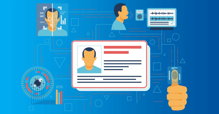 Illustration of biometric and non-biometric verifications.