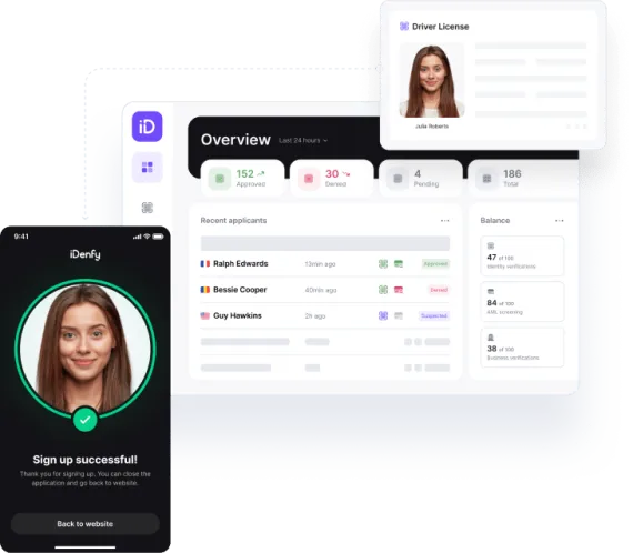 iDenfy identity verification product presentation