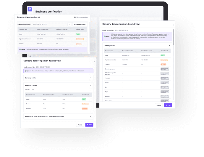AI company data crossmatch solution