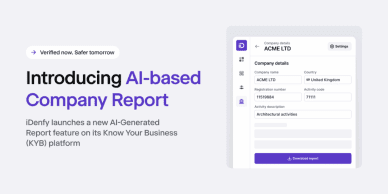 AI-based company report