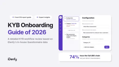 iDenfy's KYB Onboarding Report in a free, accessible guide-like form