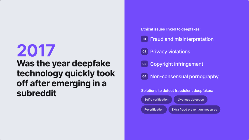 2017 was the year deepfake technology quickly took off after emerging in a subreddit 
