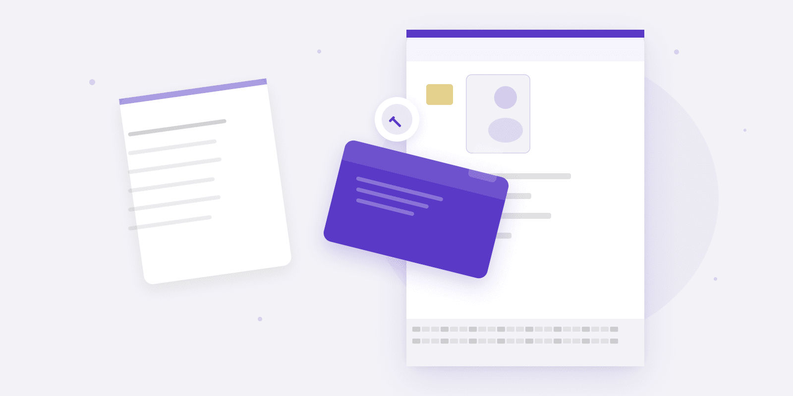 Abstract visual representing digital identity verification and KYC onboarding software requirements