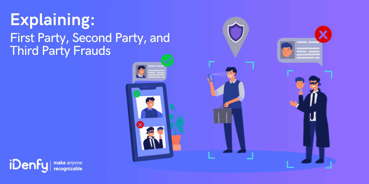 First party, second party, and third party fraud