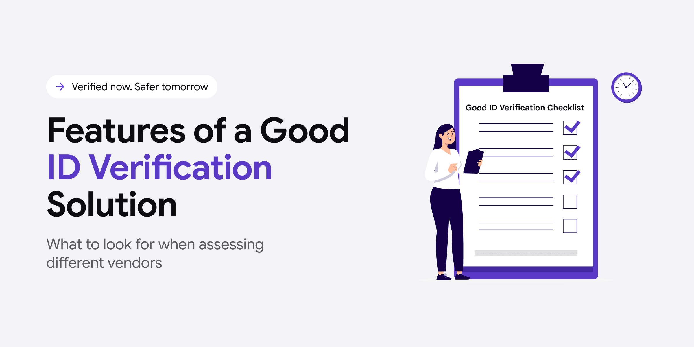 Features of a good ID verification solution