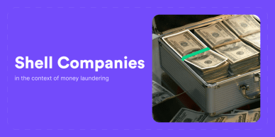 Shell companies in the context of money laundering