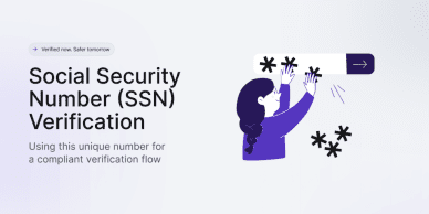 Social security number verification.