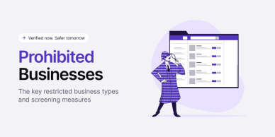 Prohibited businesses. The key restricted business types and screening measures.