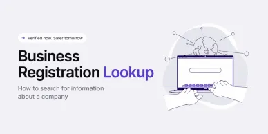 Business registration lookup.