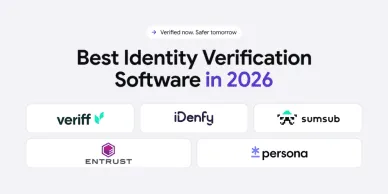 List of best identity verification software providers - iDenfy, Sumsub, Entrust, Veriff, Persona