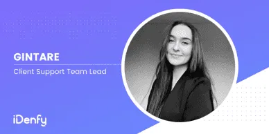 Gintare. Client support team lead.