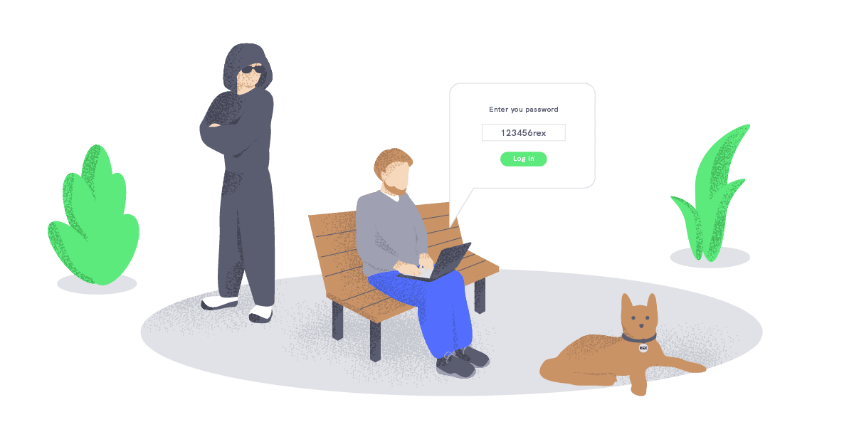 How to create a strong password.