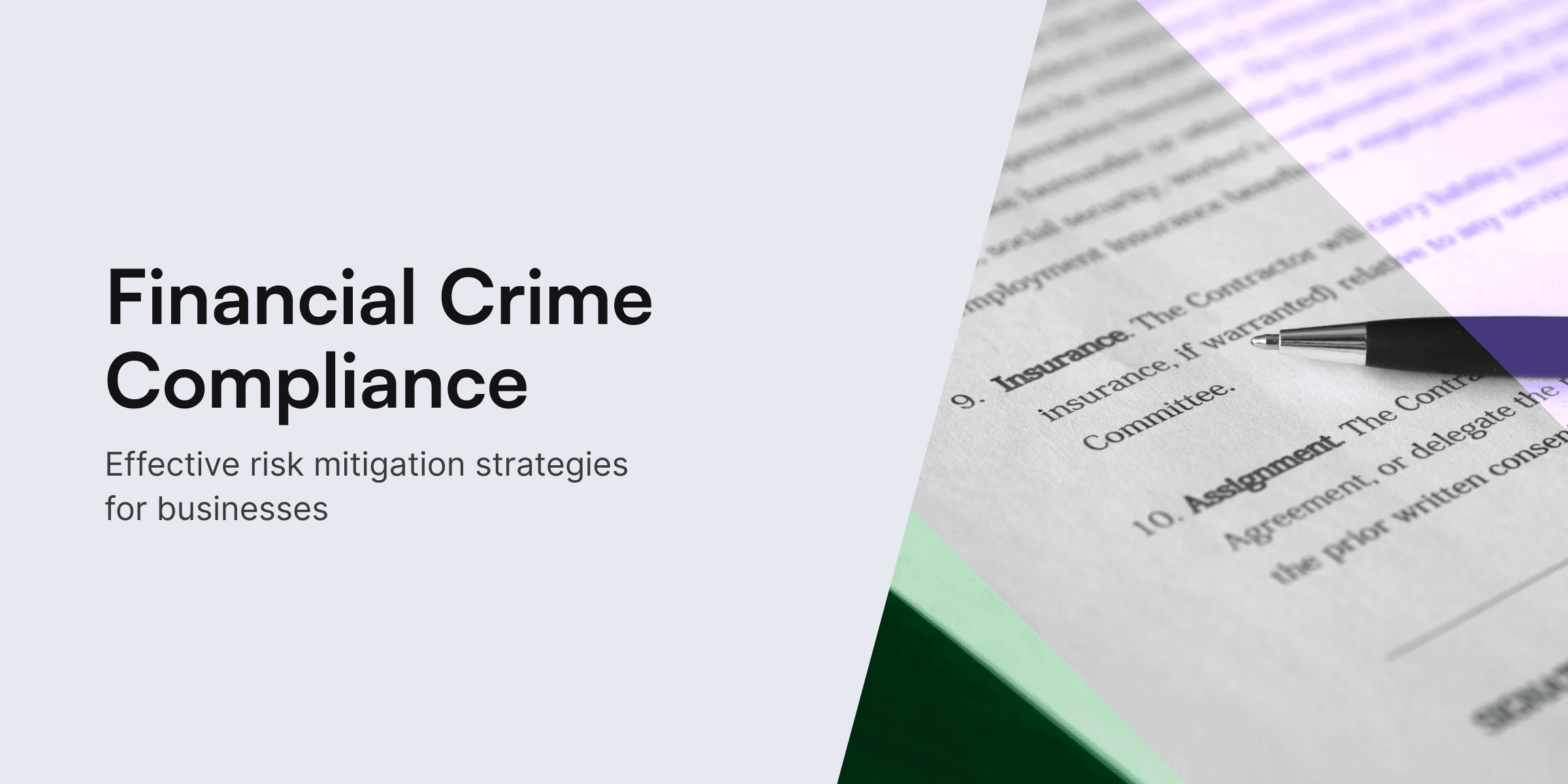 Financial crime compliance
