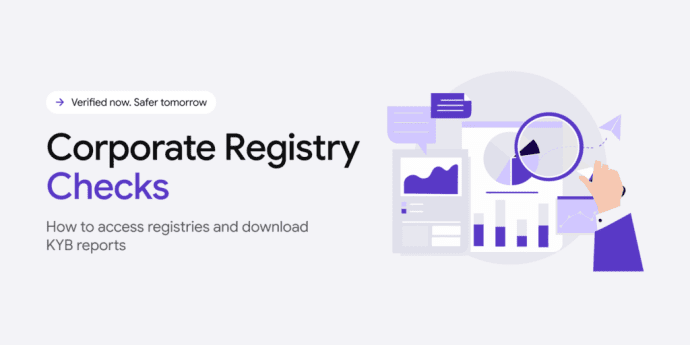 Corporate registry checks in KYB