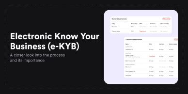 Electronic know your business