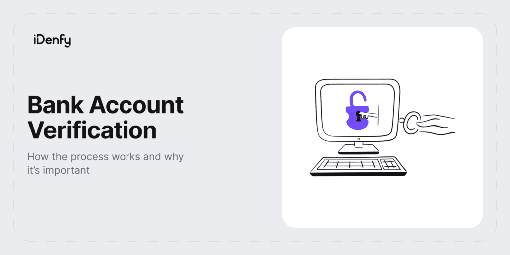 Bank account verification