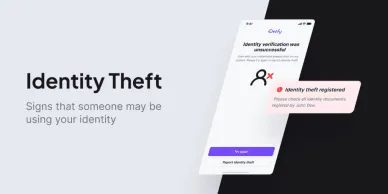 Identity theft: signs that someone may be using your identity