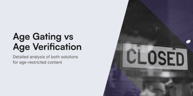 Age gating vs age verification