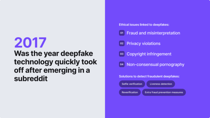 2017 was the year deepfake technology quickly took off after emerging in a subreddit 