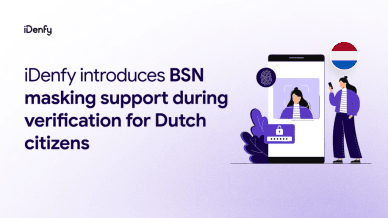 iDenfy's BSN masking support during verification for Dutch citizens.
