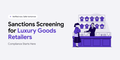 Sanctions screening for luxury goods retailers