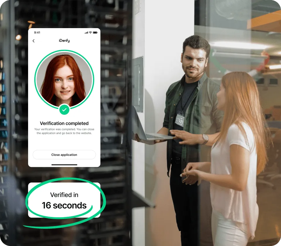 Identity verification for web hosting and NIS2 compliance.