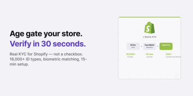 Shopify identity verification with iDenfy KYC plugin