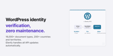 WordPress identity verification with iDenfy KYC plugin