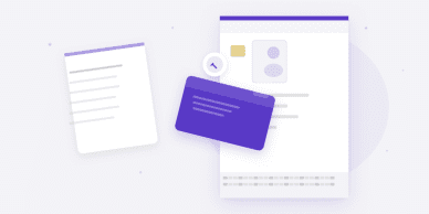 Abstract visual representing digital identity verification and KYC onboarding software requirements