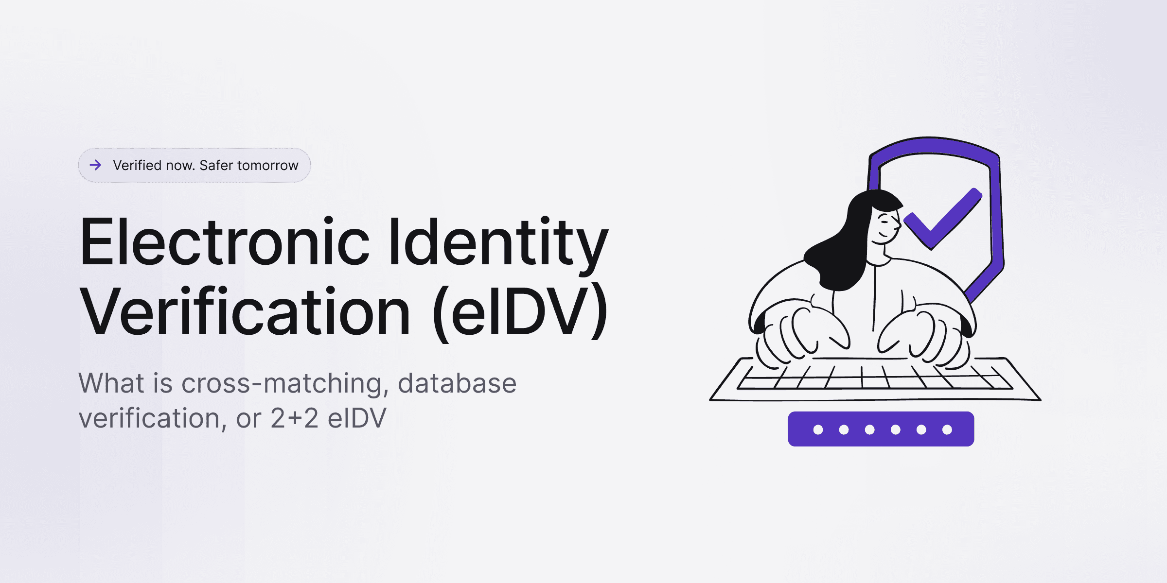 Electronic identity verification (eIDV)