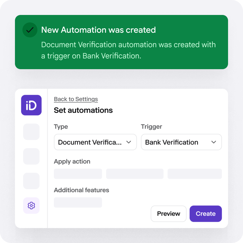 iDenfy document capture verification interface