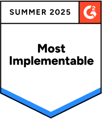 G2 Most Implementable Summer 2025