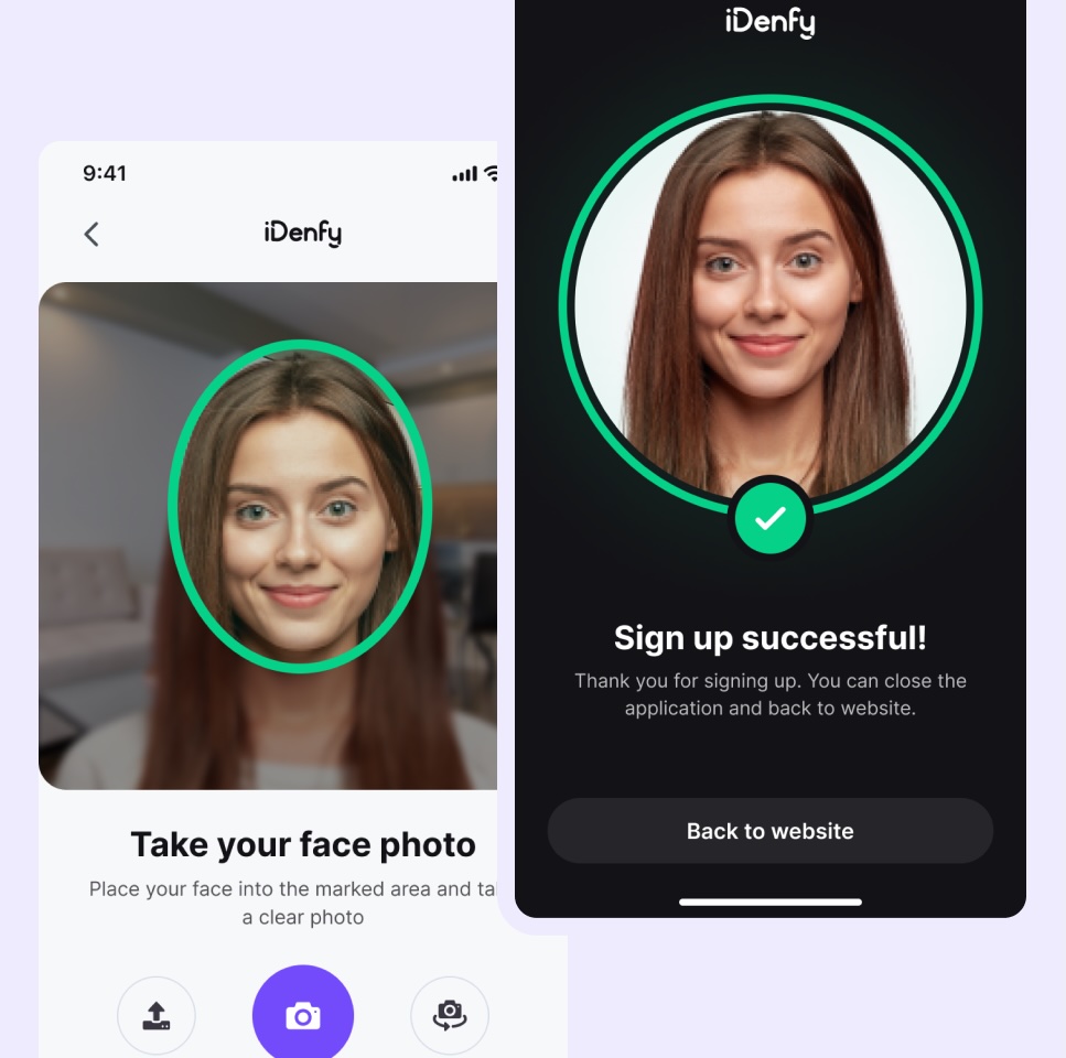 Example of liveness detection.
