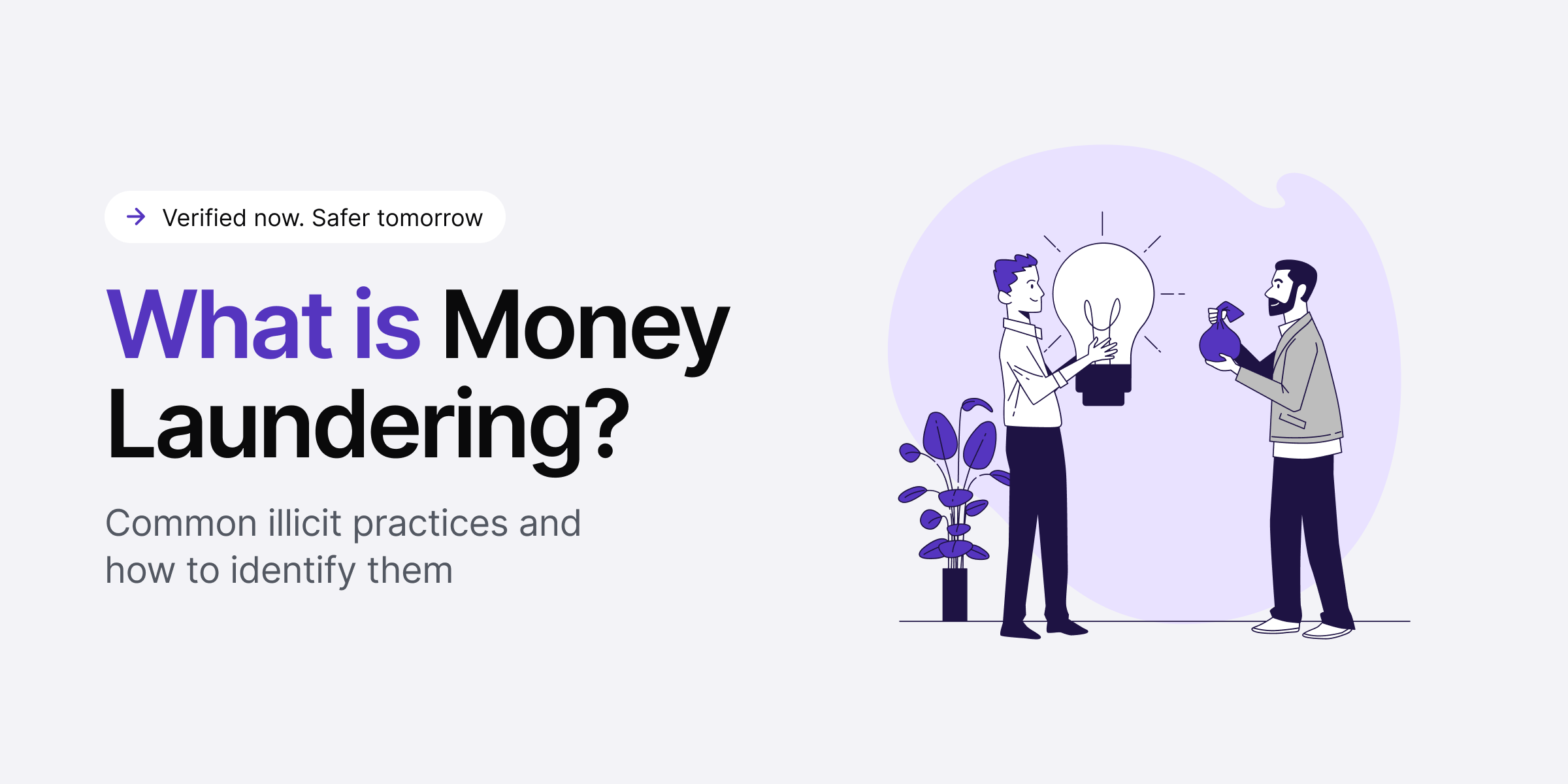 What is money laundering