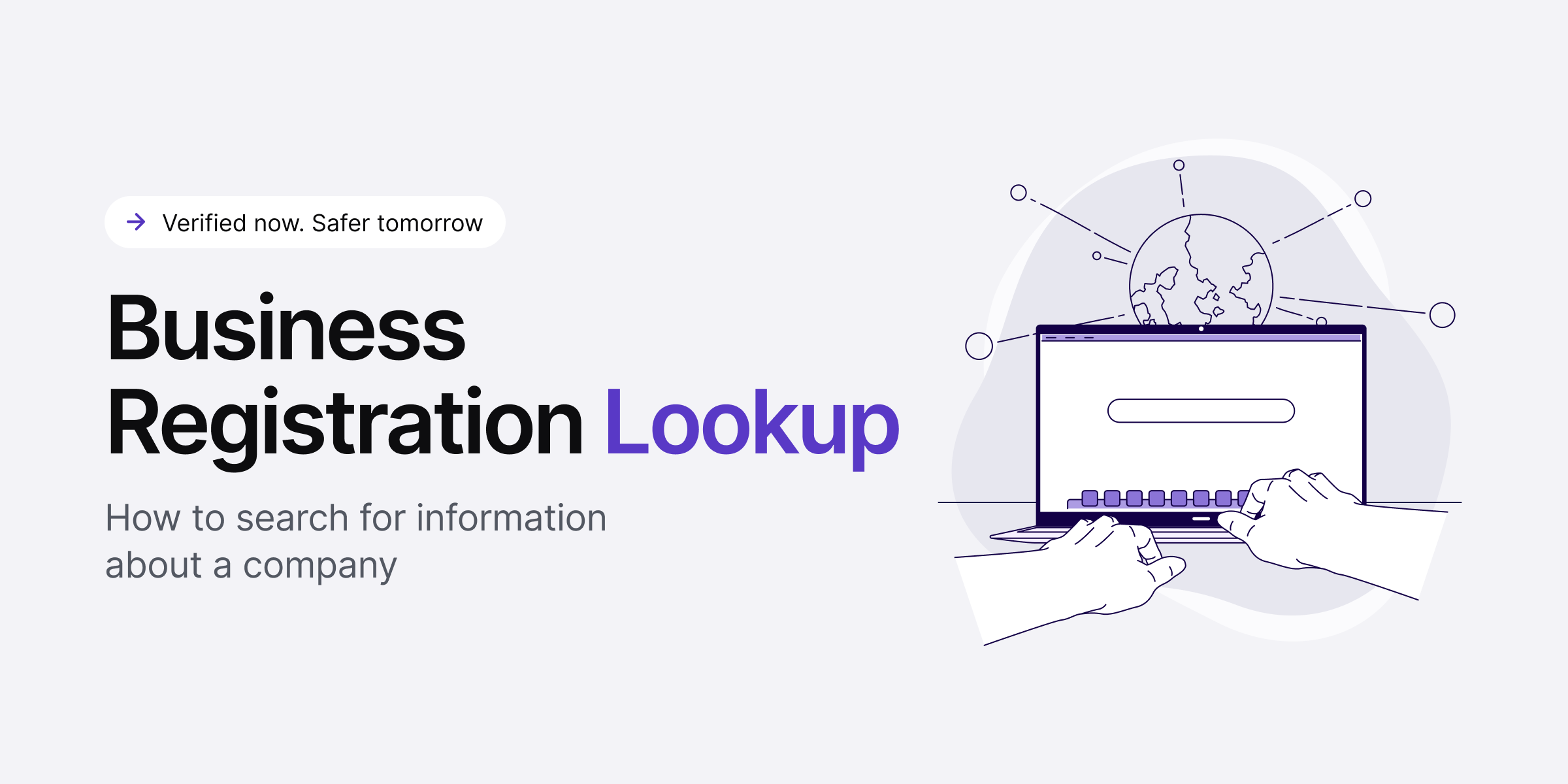 Business registration lookup.