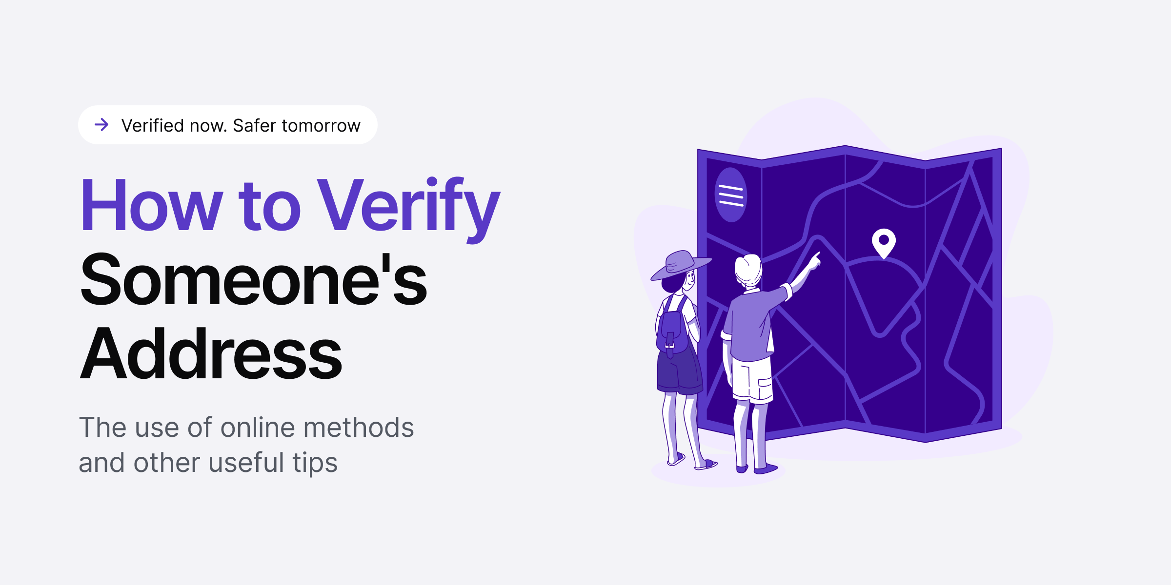 How to verify someone's address.