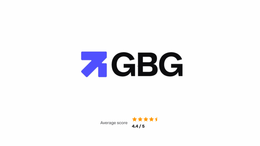 Logo of GBG with the score of 4.4 out of 5.