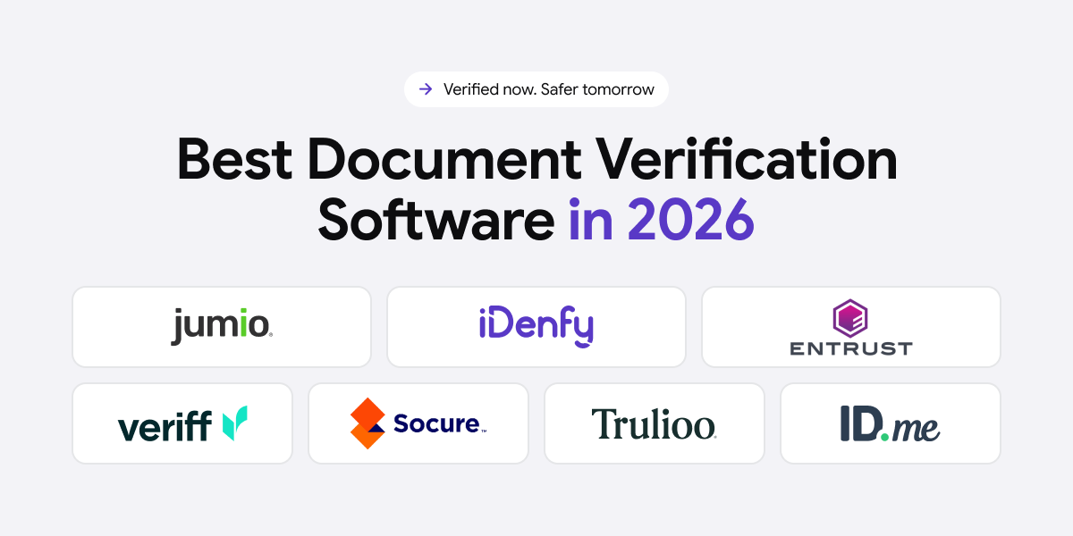 Best document verification software in 2026