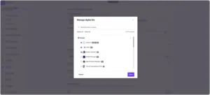 The iDenfy dashboard displaying a selection of available digital ID options.