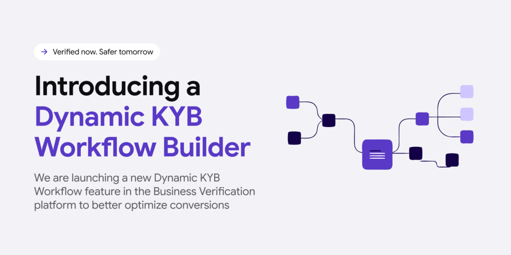 Dynamic KYB workflow builder.