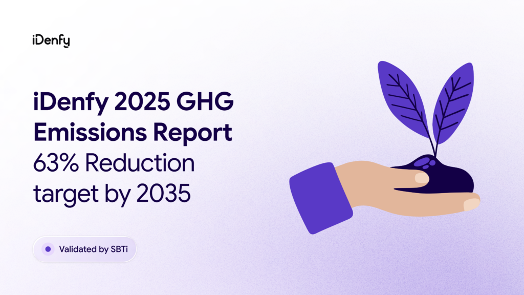 iDenfy 2025 GHG emissions report.