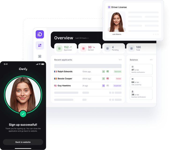 iDenfy identity verification product presentation